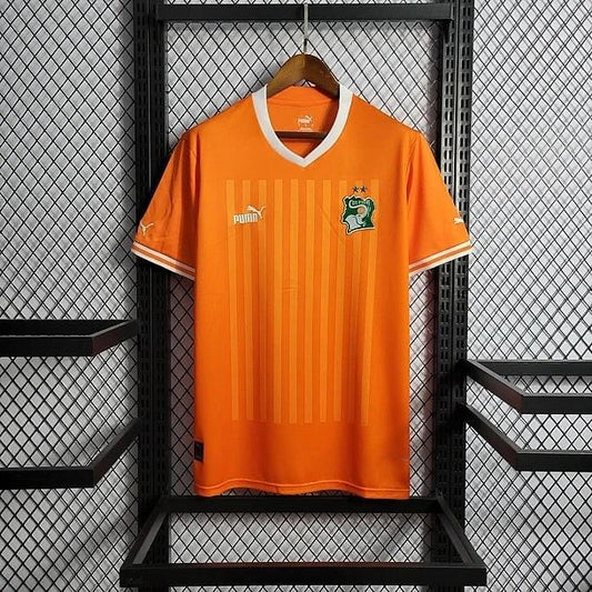 🇨🇮 Maillot Côte d’Ivoire Domicile Orange 2022 – Édition Officielle